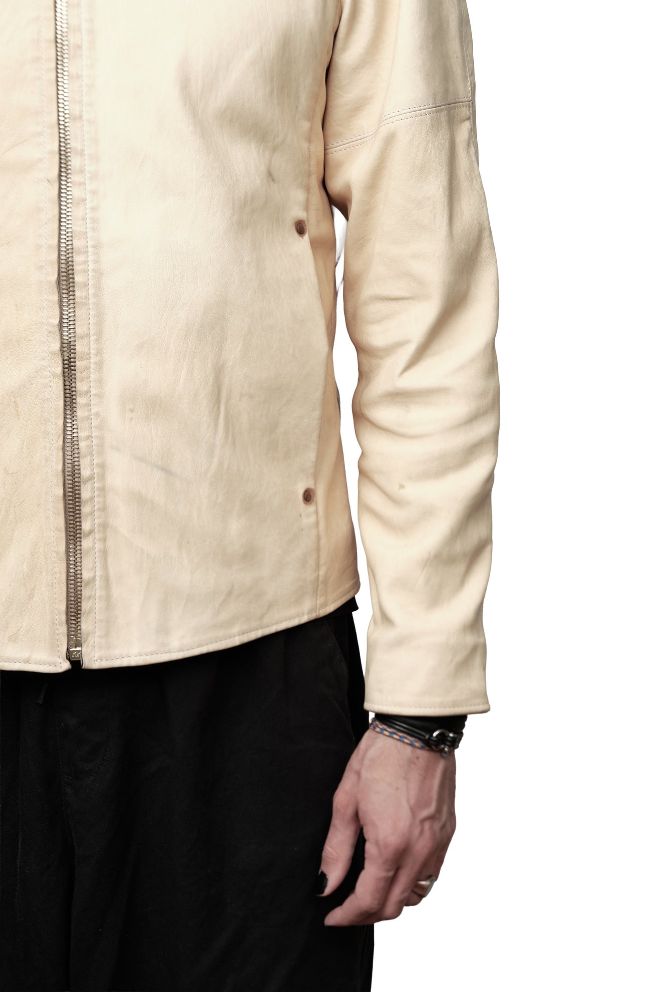 EIGENGRAU J05 Cream Kangaroo Raglan — handmade by EIGENGRAU in London, view 4