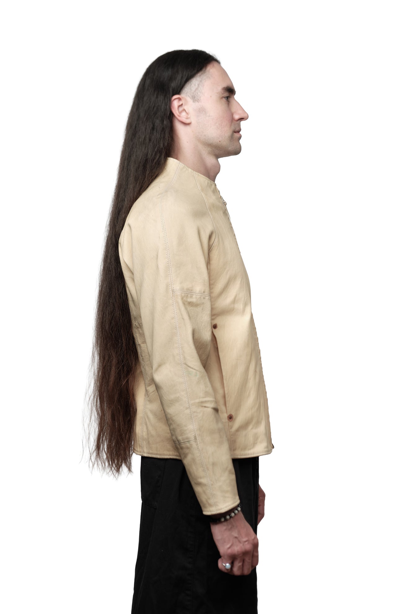 EIGENGRAU J05 Cream Kangaroo Raglan — handmade by EIGENGRAU in London, view 7