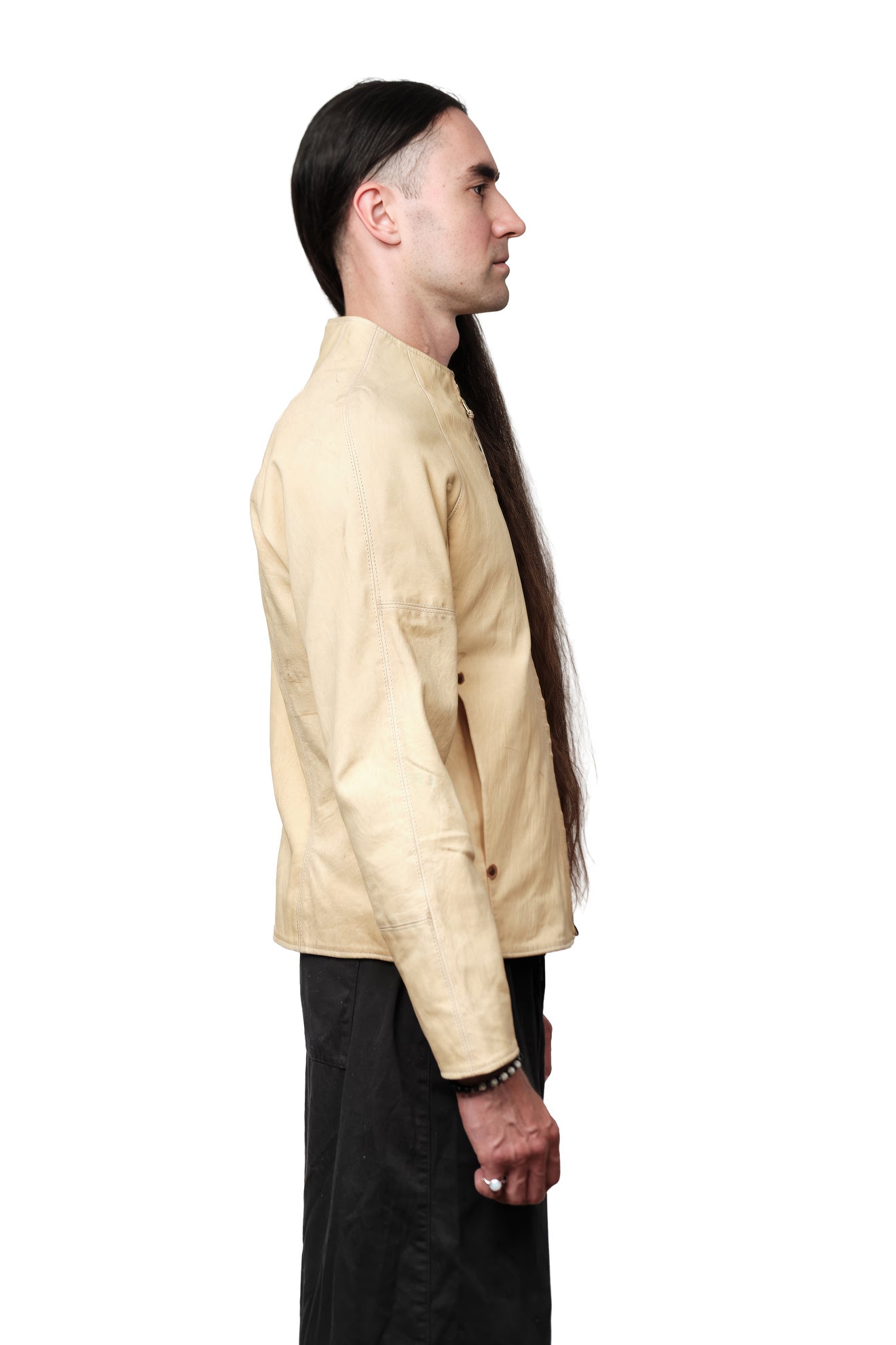 EIGENGRAU J05 Cream Kangaroo Raglan — handmade by EIGENGRAU in London, view 8