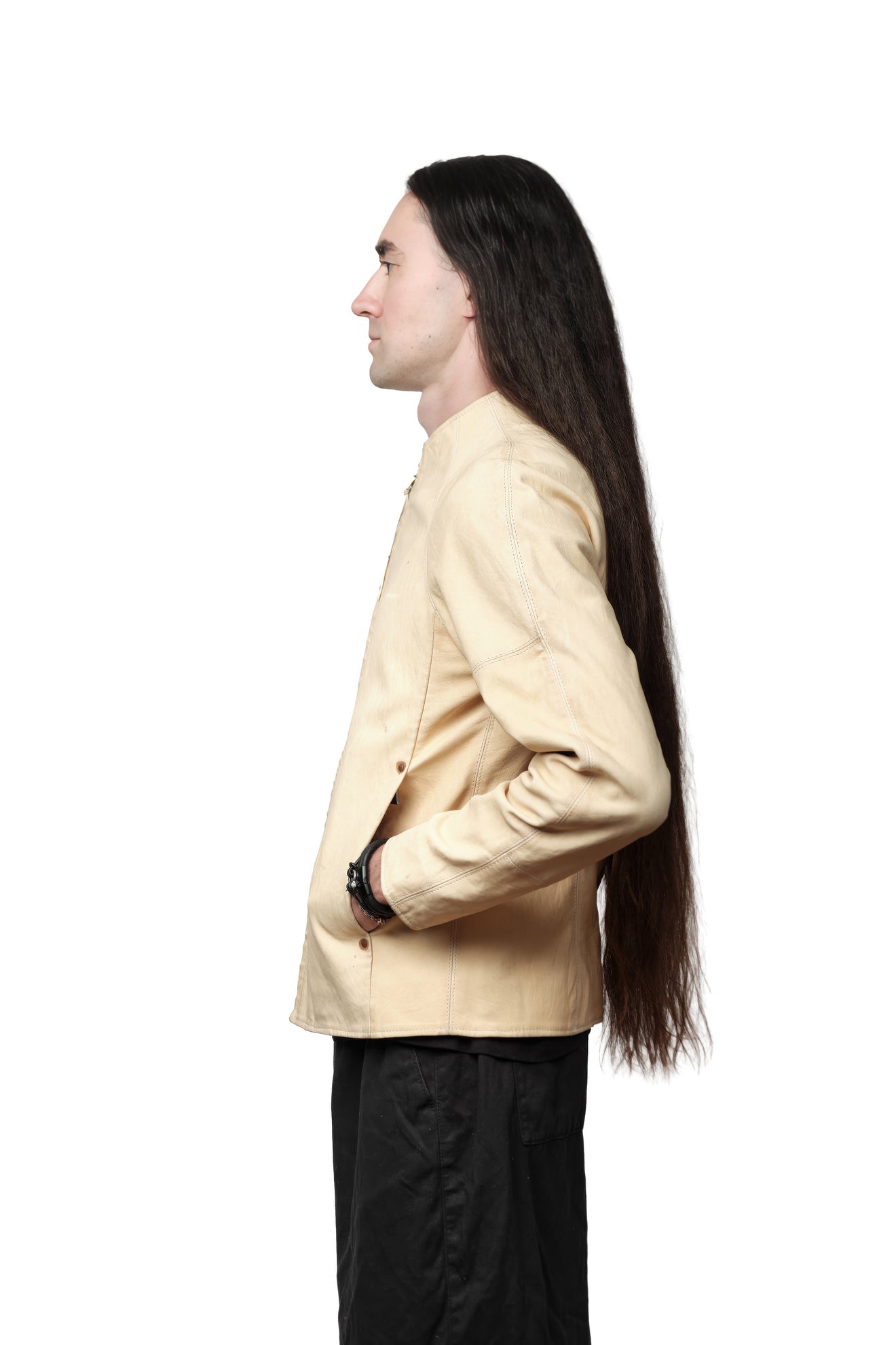 EIGENGRAU J05 Cream Kangaroo Raglan — handmade by EIGENGRAU in London, view 15