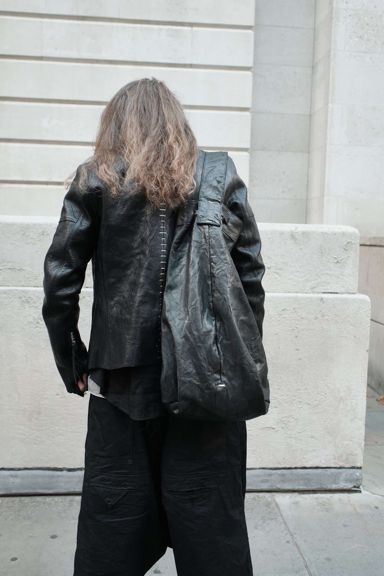 Leather bag/backpack 333R — handmade leather backpack by YTN №7, London, view 20