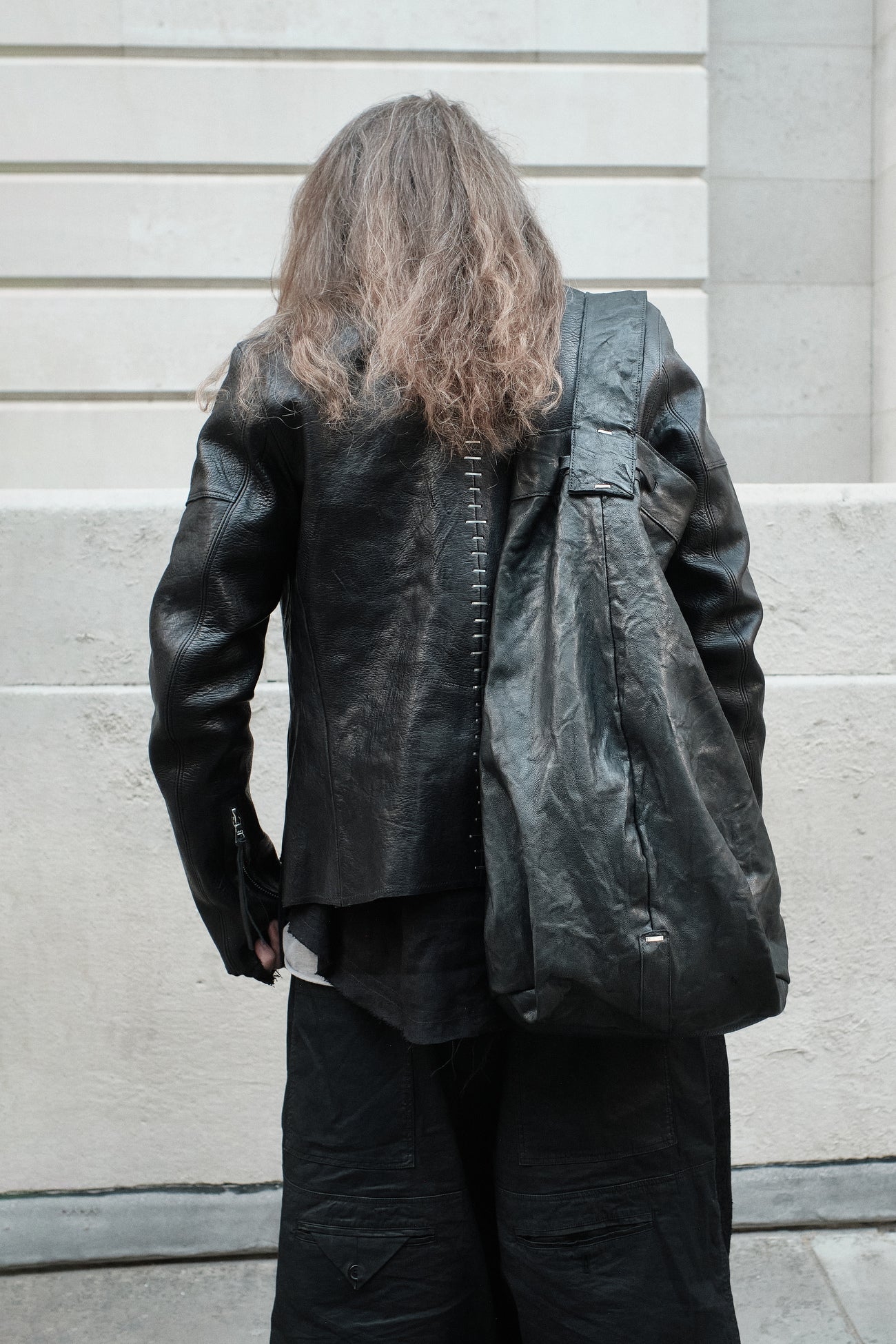 Leather bag/backpack 333R — handmade leather backpack by YTN №7, London, view 2