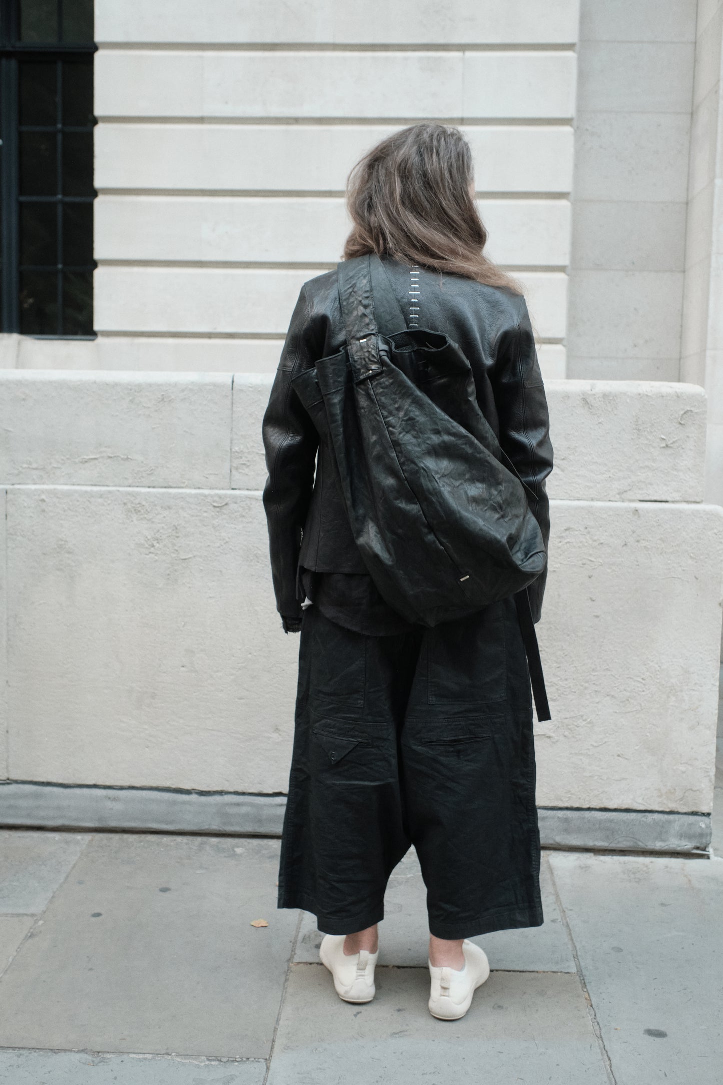 Leather bag/backpack 333R — handmade leather backpack by YTN №7, London, view 19