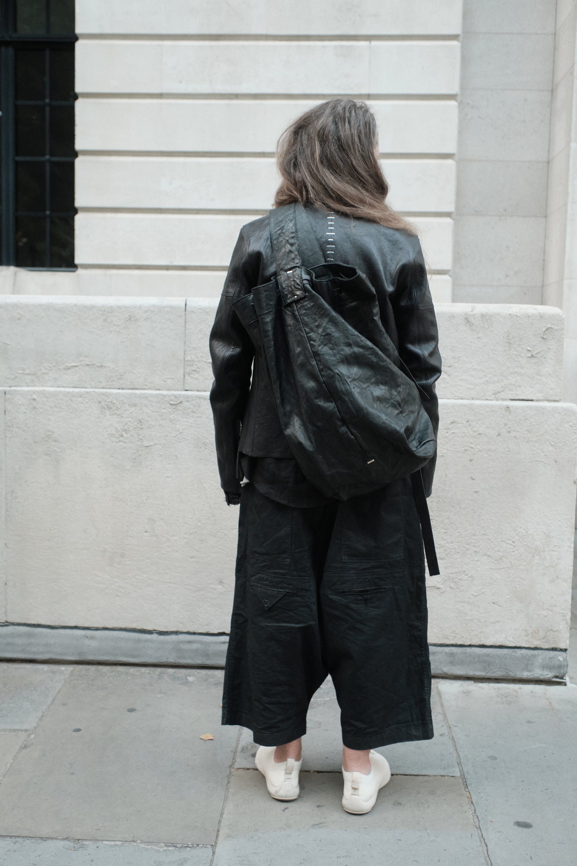 Leather bag/backpack 333R — handmade leather backpack by YTN №7, London, view 19