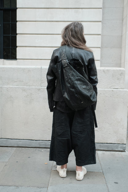 Leather bag/backpack 333R — handmade leather backpack by YTN №7, London, view 19