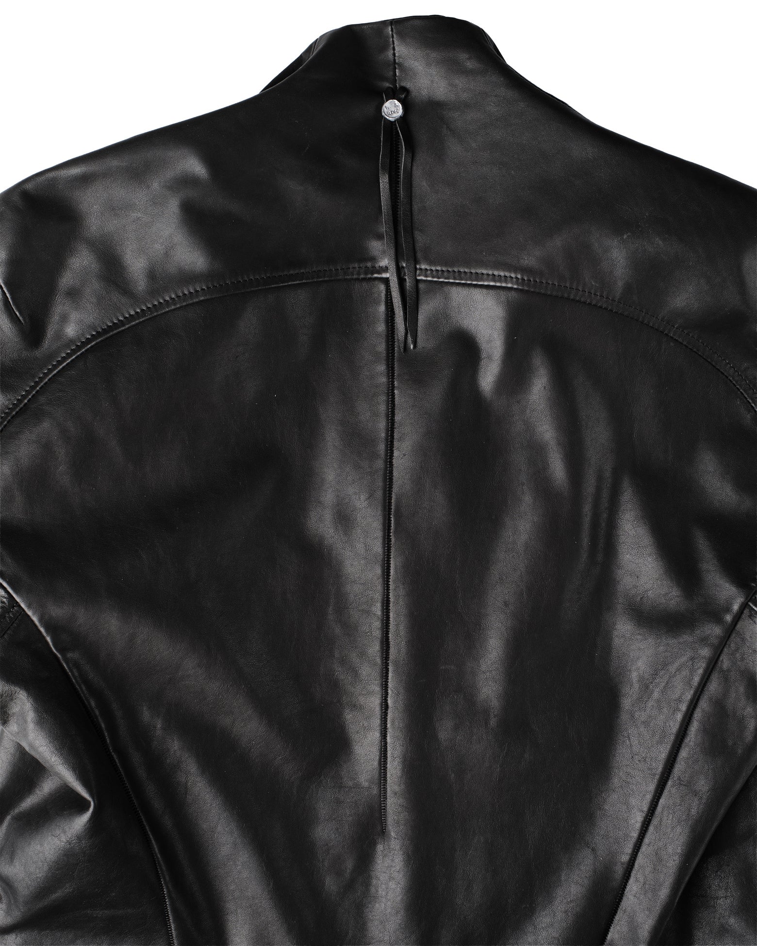 139DEC Leather Jacket, black — side view