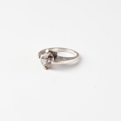 CULT VII Terra Brute ring crystal, size 16 — アングルビュー