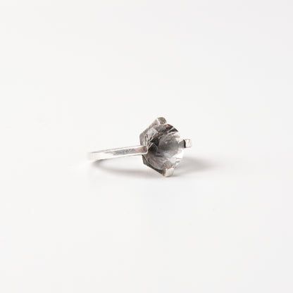 CULT VII Terra Brute ring crystal, size 17.5 — vue de côté