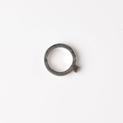 CULT VII Poppy Seed 2 Rauch ring — スモーキークォーツのクローズアップ