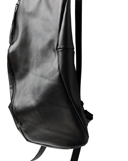 Sac à dos en cuir 077-1R noir — sac à dos en cuir de veau fait main par YTN №7, Londres, vue 4
