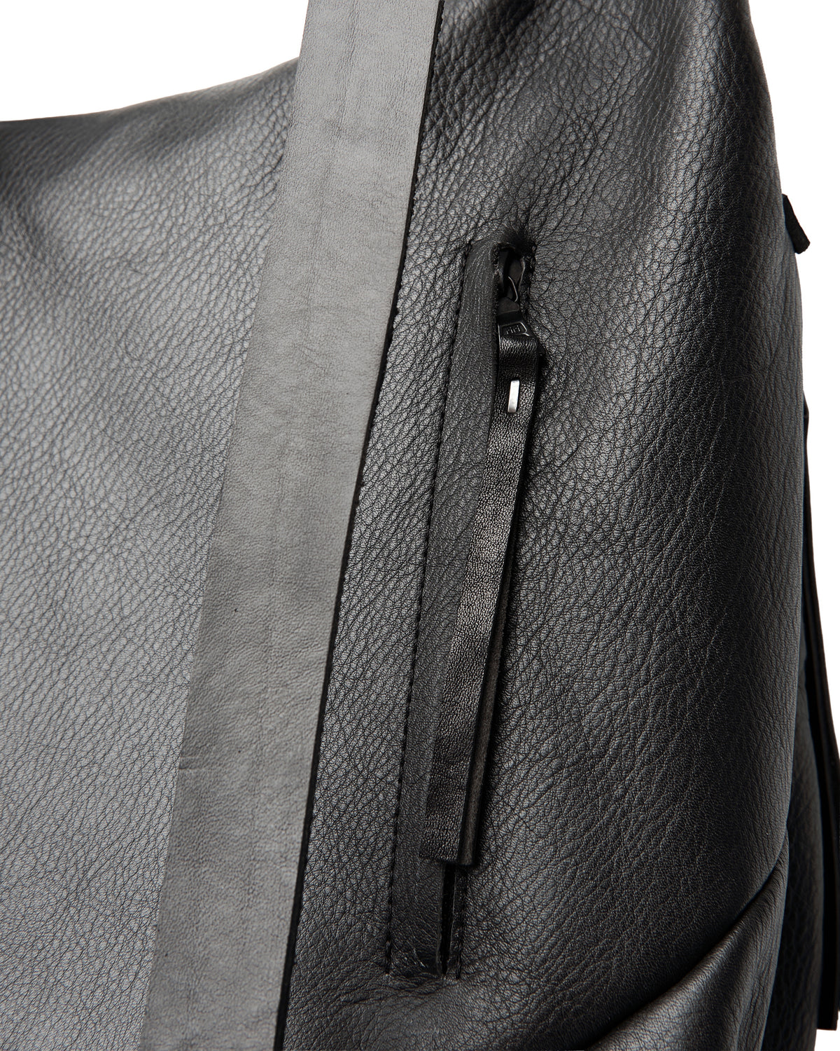 Sac à dos en cuir 077-1R noir — sac à dos en cuir de veau fait main par YTN №7, Londres, vue 11