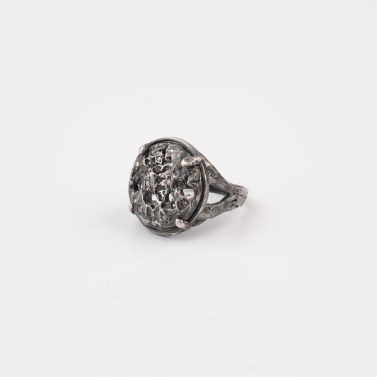 Kintsugi Jewelry - Surrender ring diamonds 18 No. 1715/1