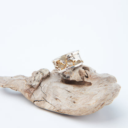 Kintsugi Jewelry - Surrender ring gilt 17 No. 3215/2