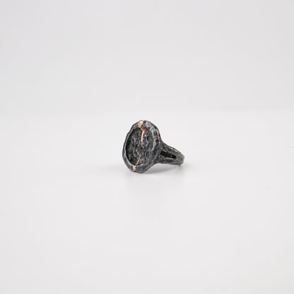 Kintsugi Jewelry - Wabi Sabi ring 17.5