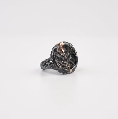 Kintsugi Jewelry - Wabi Sabi ring 17.5