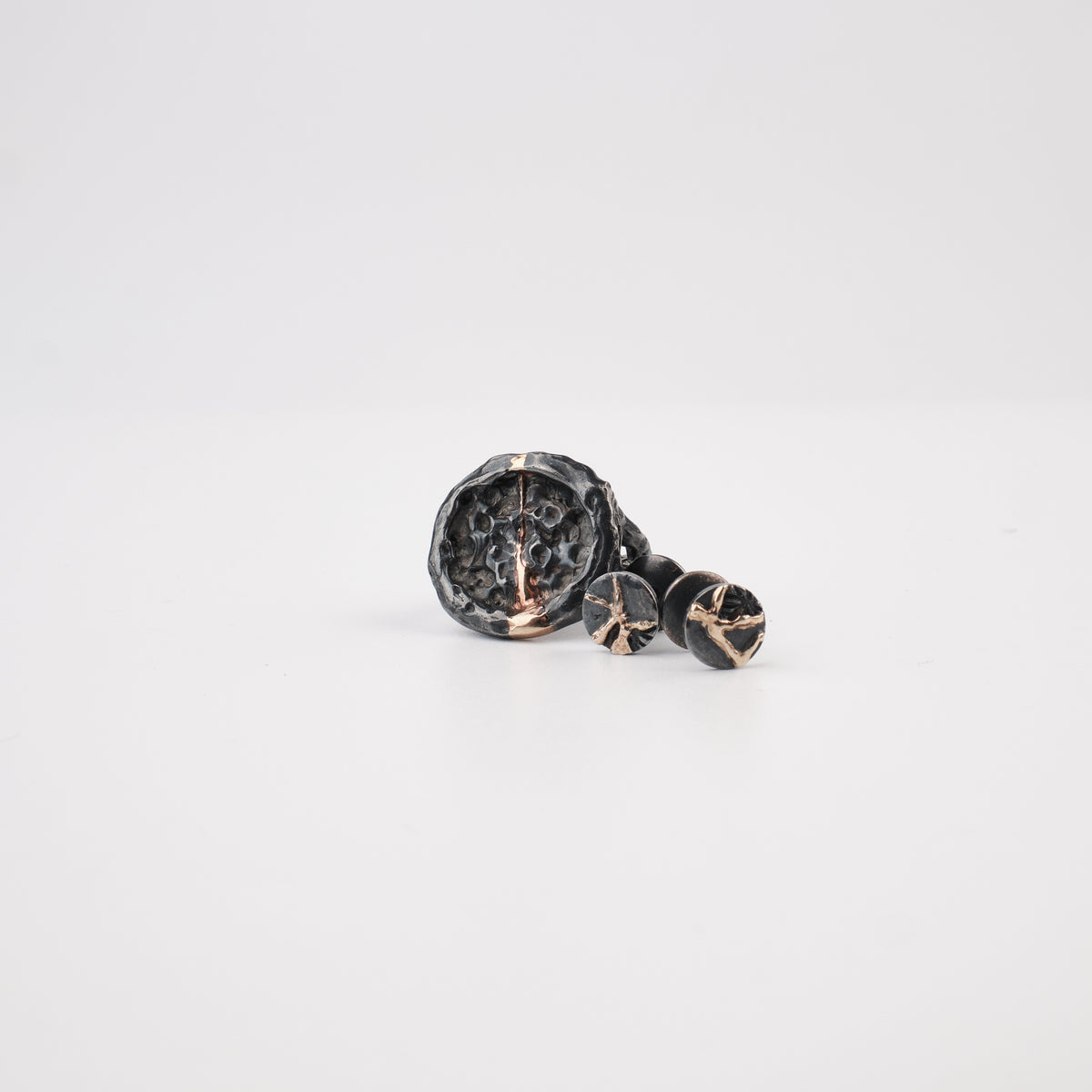 Kintsugi Jewelry - Wabi Sabi ring 17.5