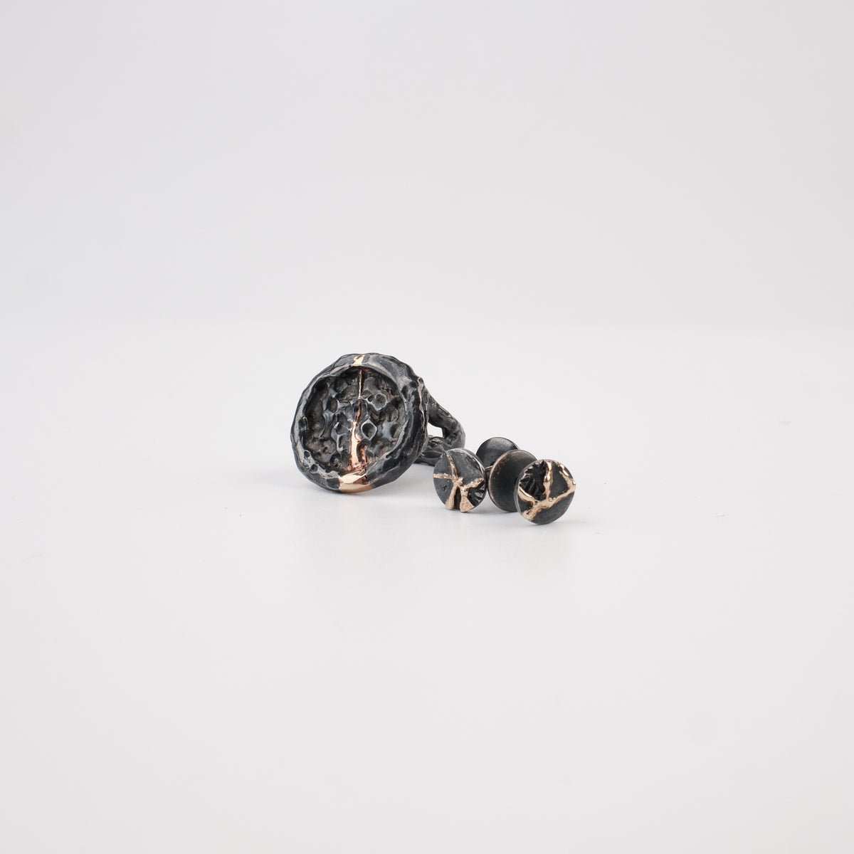 Kintsugi Jewelry - Wabi Sabi ring 17.5