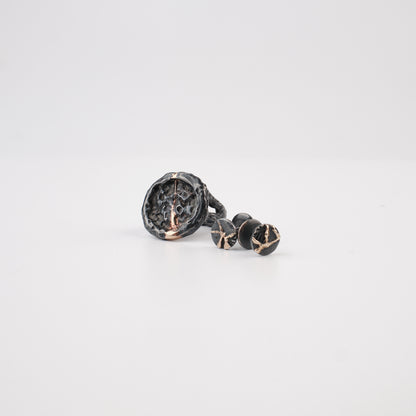 Kintsugi Jewelry - Wabi Sabi ring 17.5