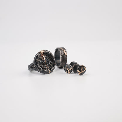 Kintsugi Jewelry - Wabi Sabi ring 17.5