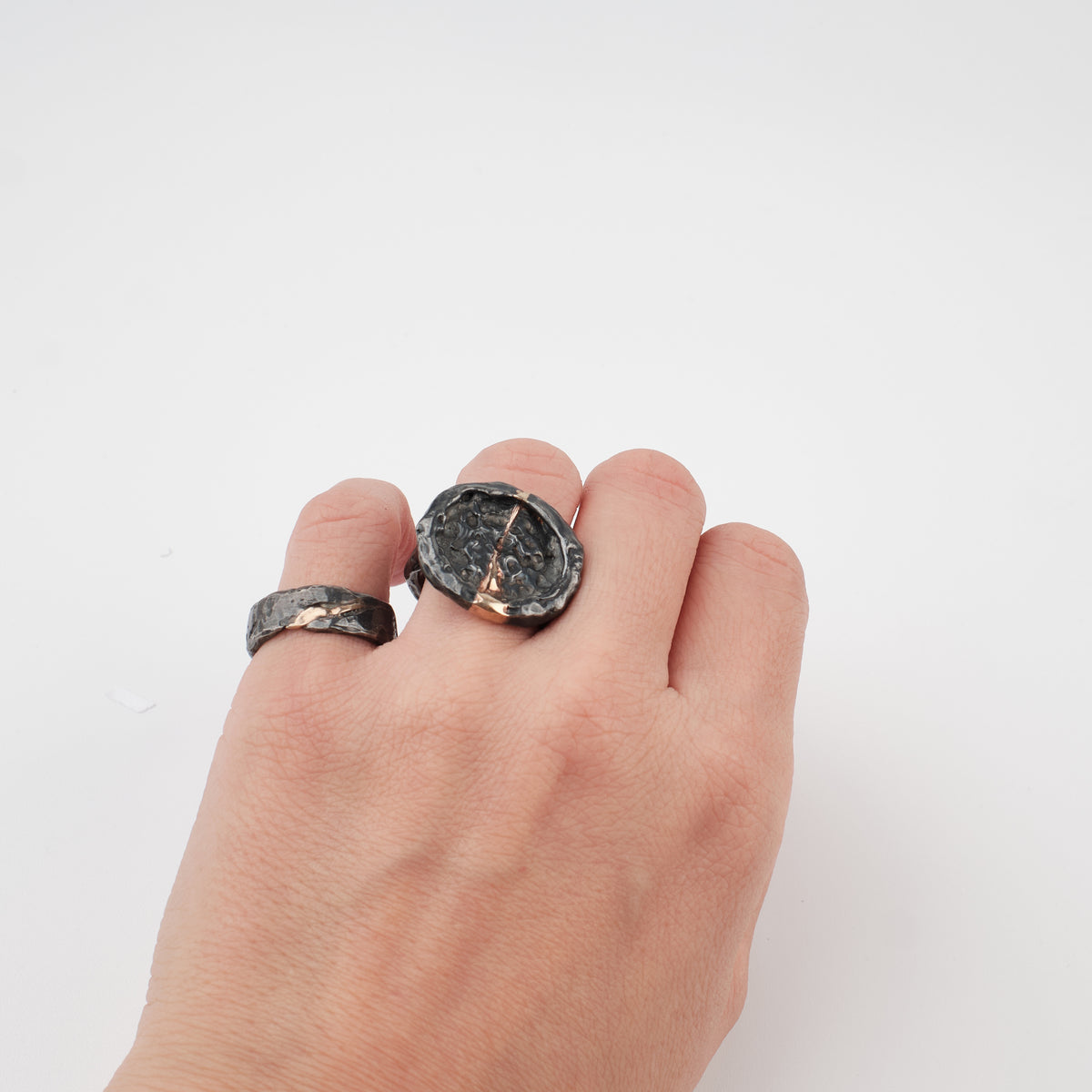 Kintsugi Jewelry - Wisdom ring 18.5