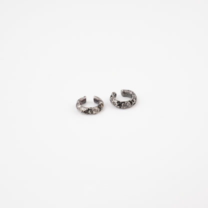 Kintsugi Jewelry - Surrender ear cuff diamonds