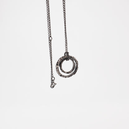 Kintsugi Jewelry - Surrender pendant diamonds