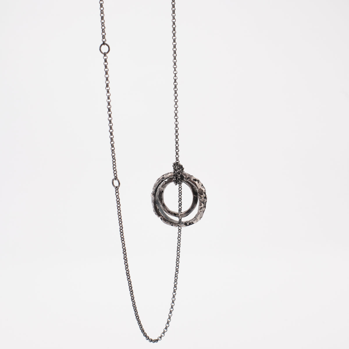 Kintsugi Jewelry - Surrender pendant diamonds