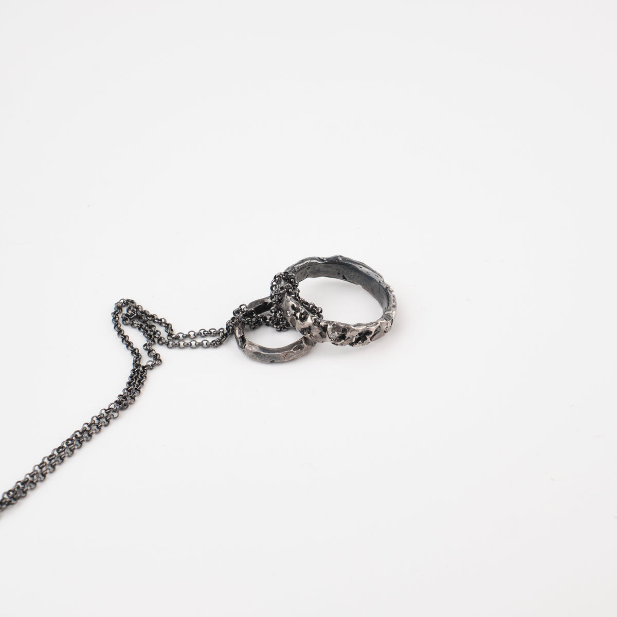 Kintsugi Jewelry - Surrender pendant diamonds