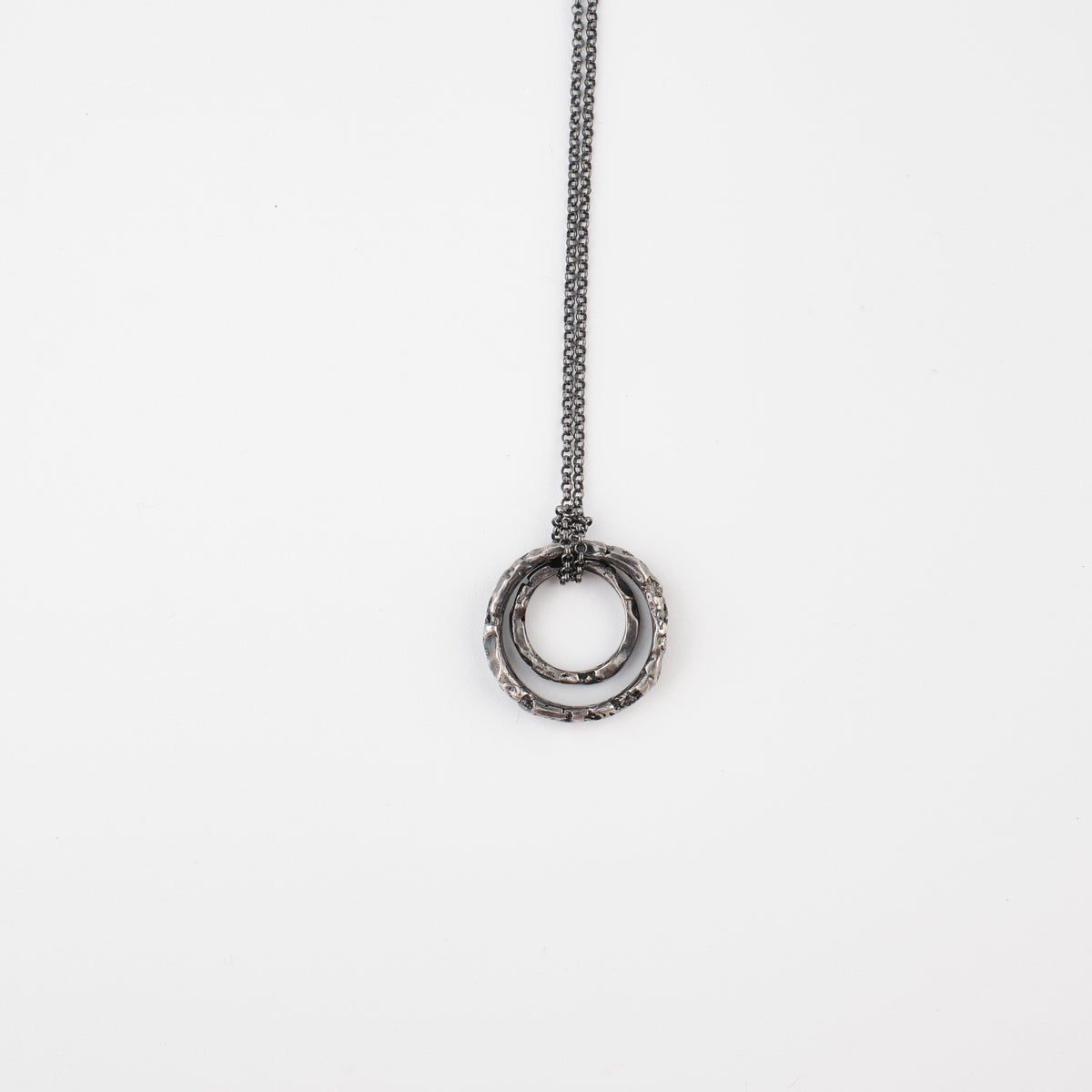 Kintsugi Jewelry - Surrender pendant diamonds