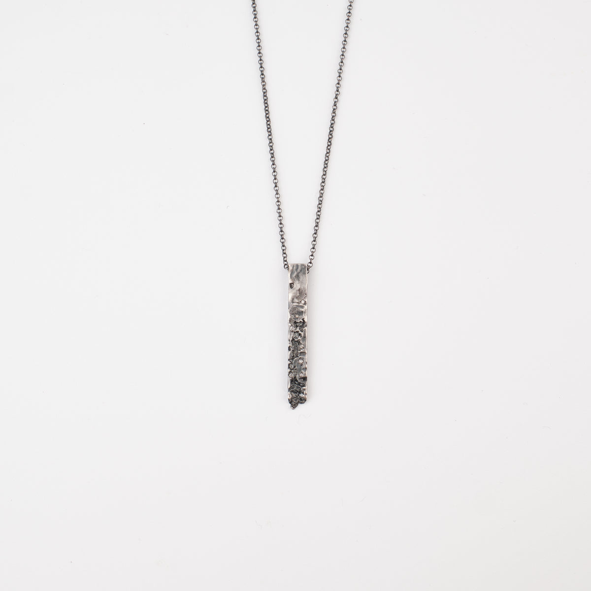 Kintsugi Jewelry - Surrender necklace diamonds