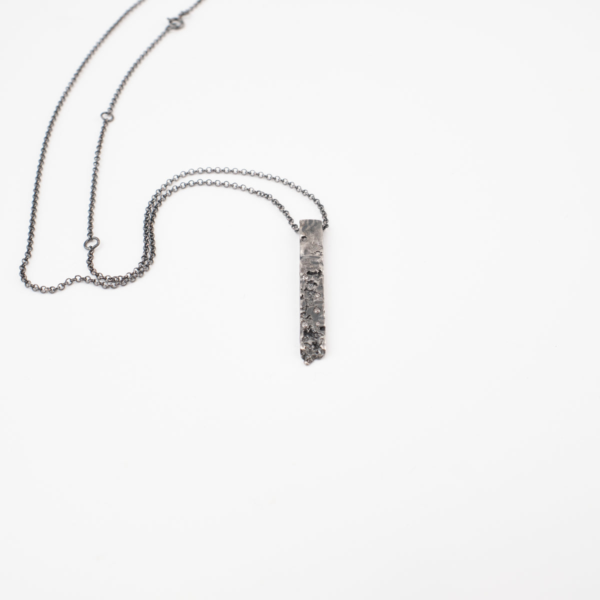 Kintsugi Jewelry - Surrender necklace diamonds