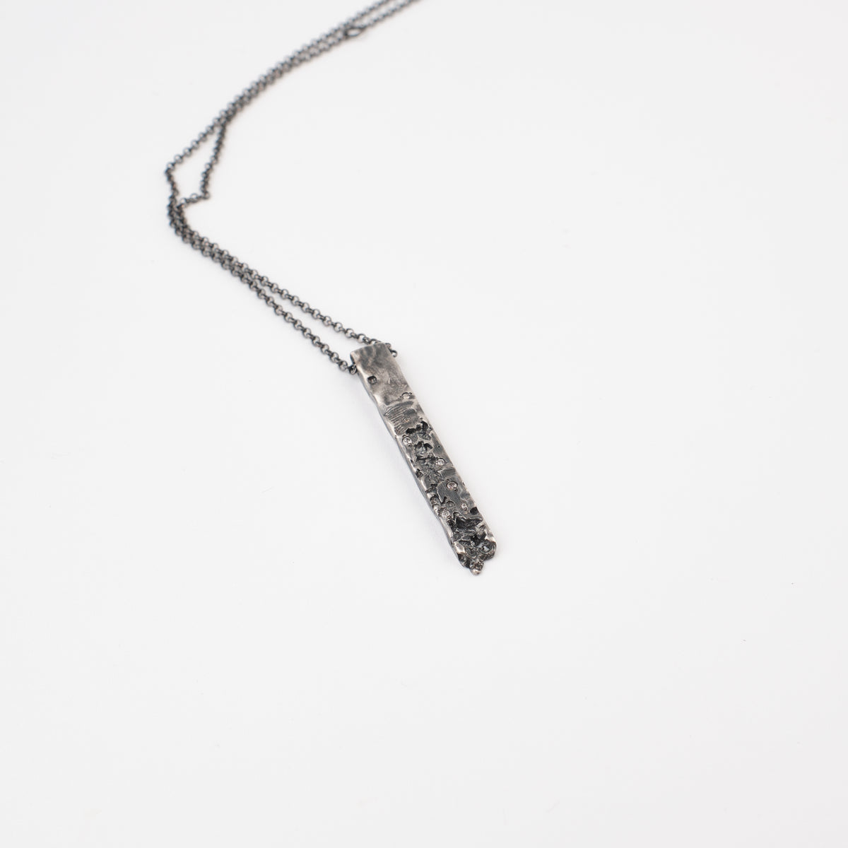 Kintsugi Jewelry - Surrender necklace diamonds
