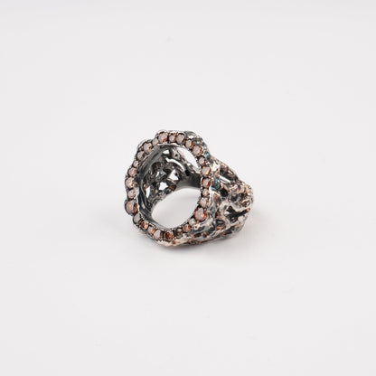 Kintsugi Jewelry - Wabi Sabi ring diamonds 19