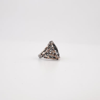 Kintsugi Jewelry - Wabi Sabi ring diamonds 19