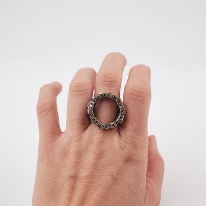 Kintsugi Jewelry - Wabi Sabi ring diamonds 19