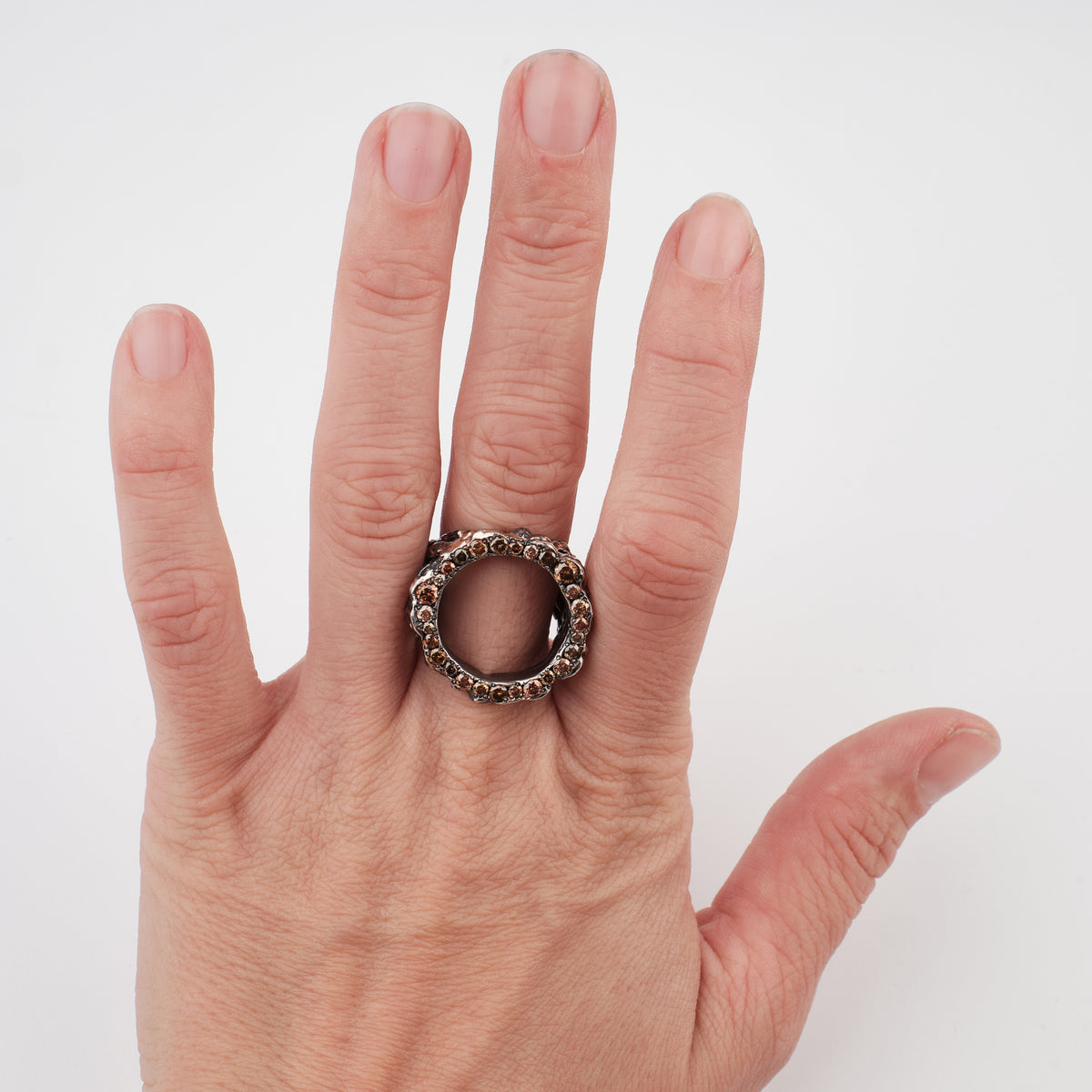 Kintsugi Jewelry - Wabi Sabi ring diamonds 19