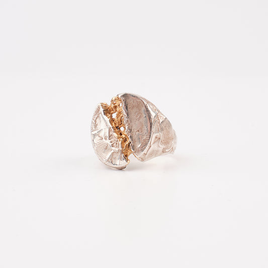 Kintsugi Jewelry - Wisdom ring 17.5