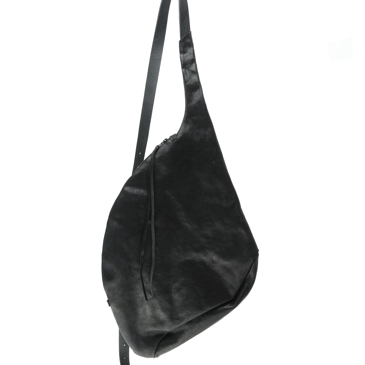 Leather bag 007Y black – front view, YTN №7 London