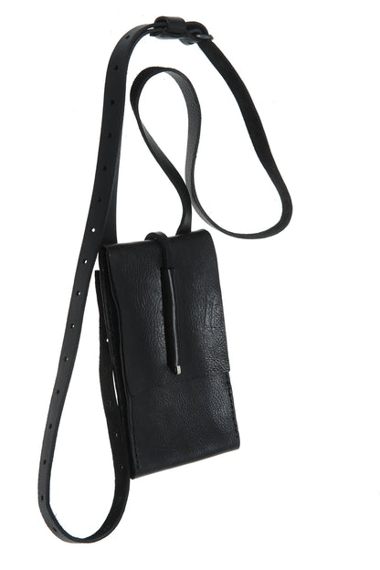Leather phone case 294Y – phone inserted view