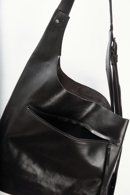 Mellow tote black – back view, YTN №7 London