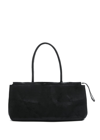 Lotta bag long suede – side view, 38×17×9cm