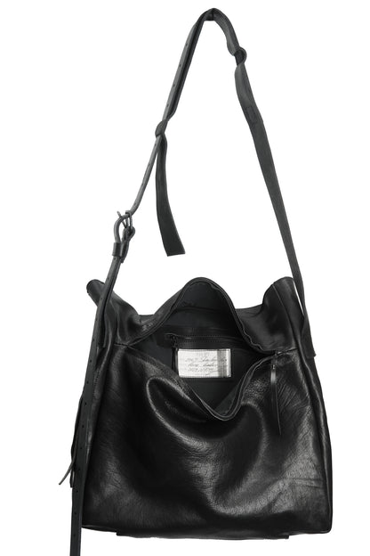 Horse leather tote bag 276Y – base view, handmade in London