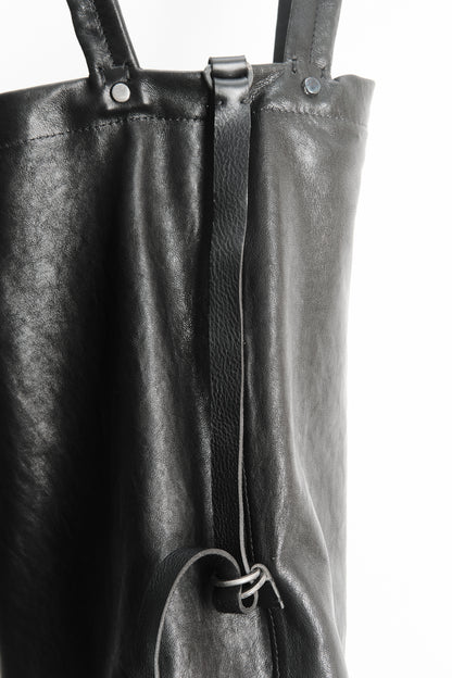 Cabas en cuir 130Y noir