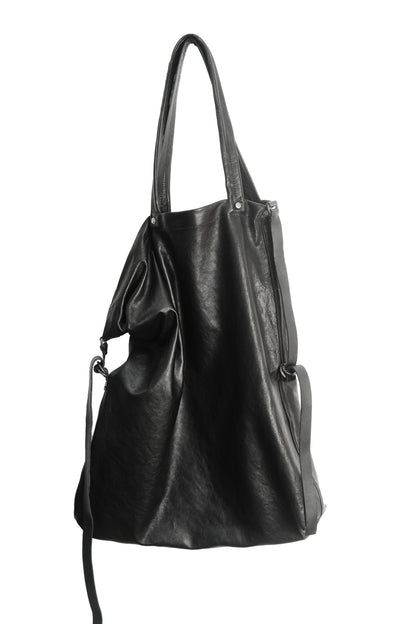 Cabas en cuir 130Y noir