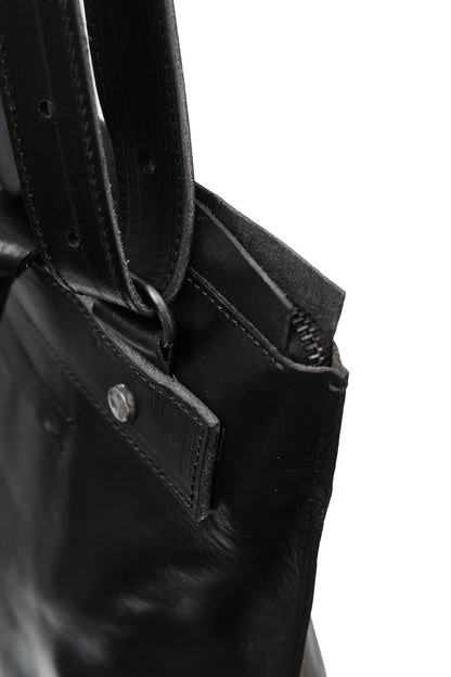 Lotta bag long leather – base view, handmade in Islington