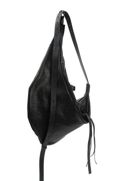 Horse leather shoulder bag 164Y black