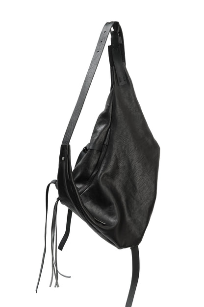 Horse leather shoulder bag 164Y black