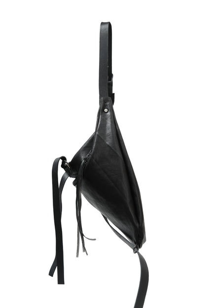 Horse leather shoulder bag 164Y black
