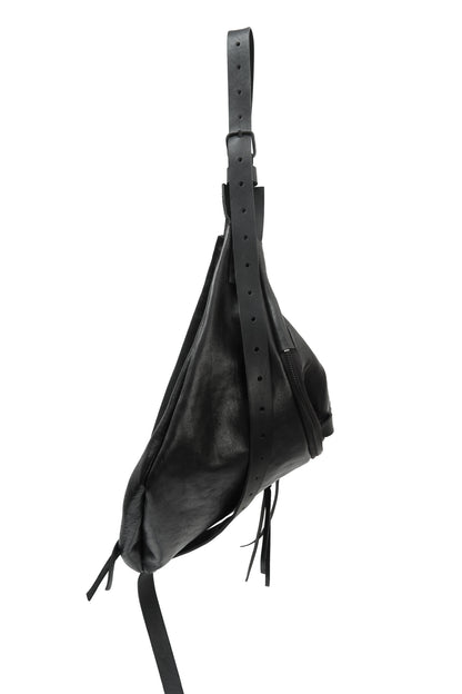 Horse leather shoulder bag 164Y black