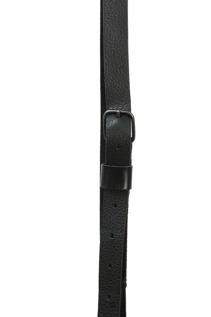Leather phone strap 321A black – clasp mechanism closeup